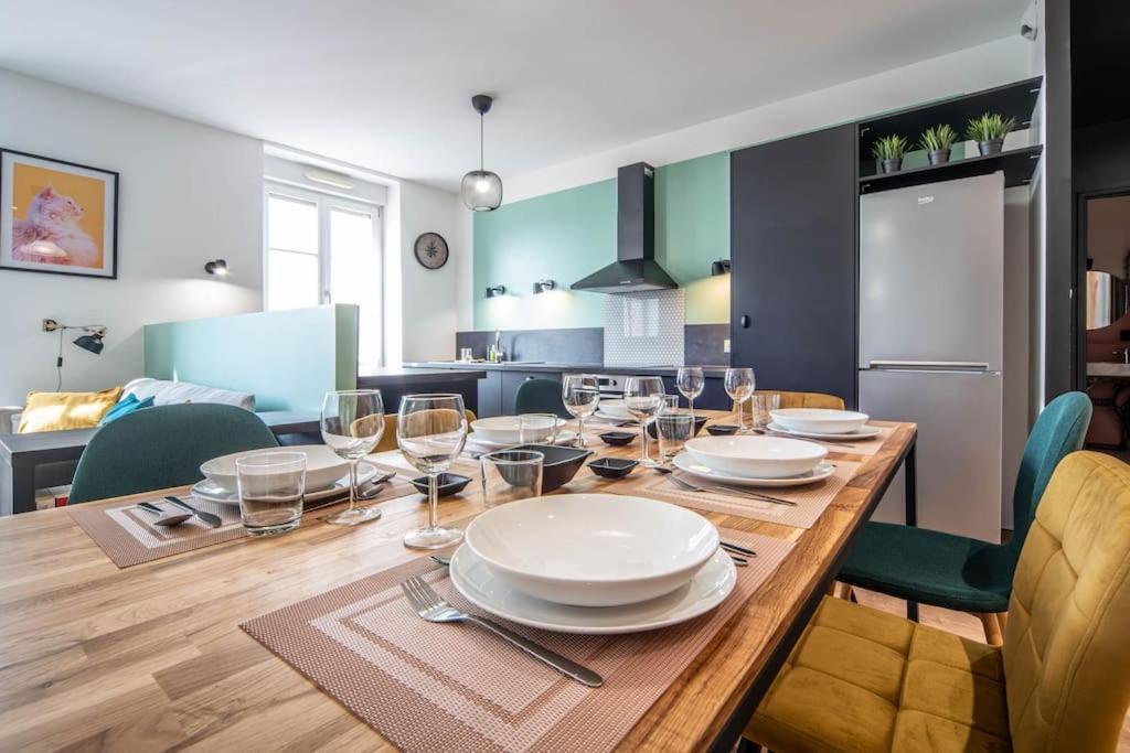 Macon Cozy / Appartement Central 100M² / 8 Pers 外观 照片